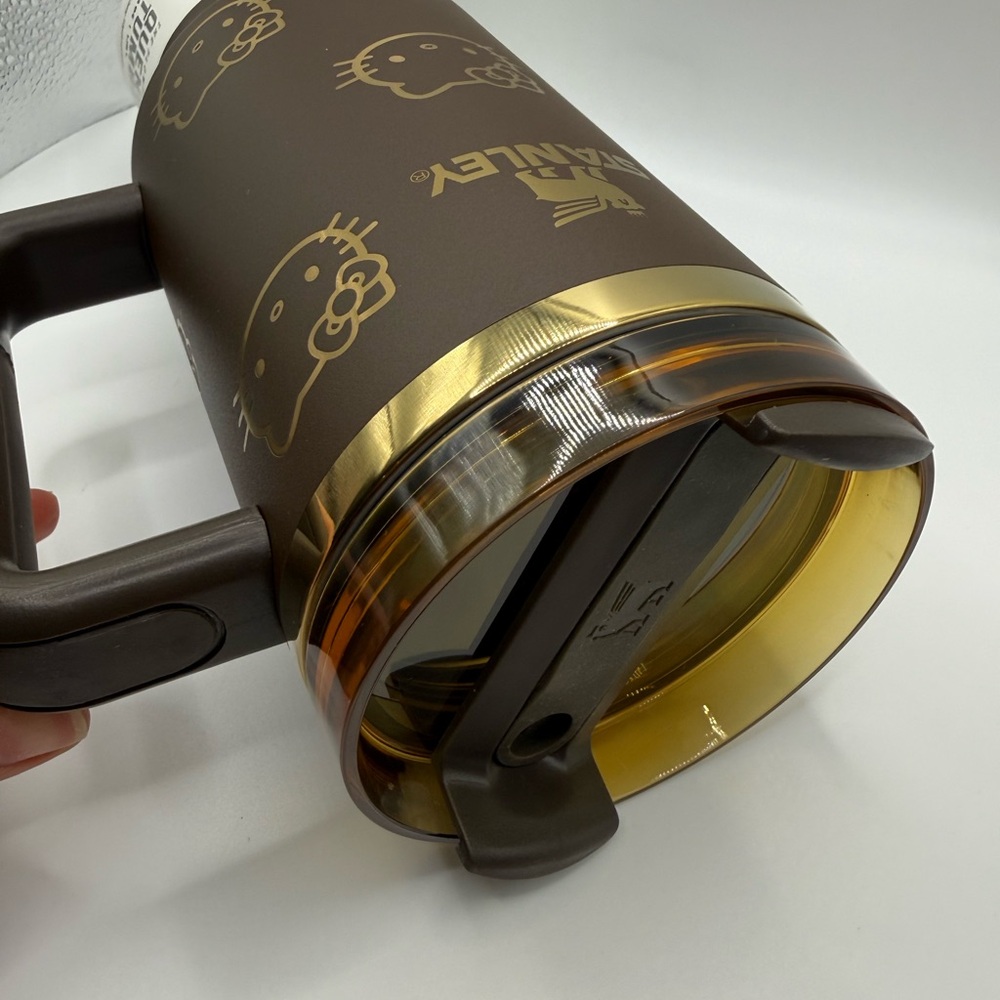 Stanley Brown and Gold Hello Kitty Tumbler- 40 onz - Picture 7 of 13